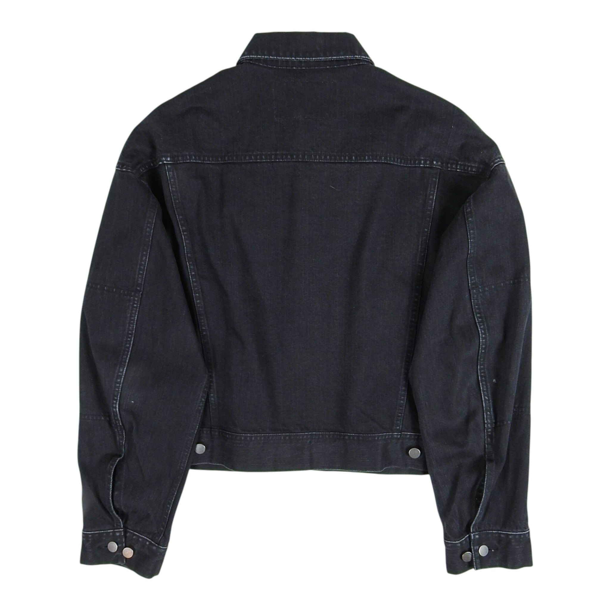 Entire Studios Cropped Denim Jacket Size Small