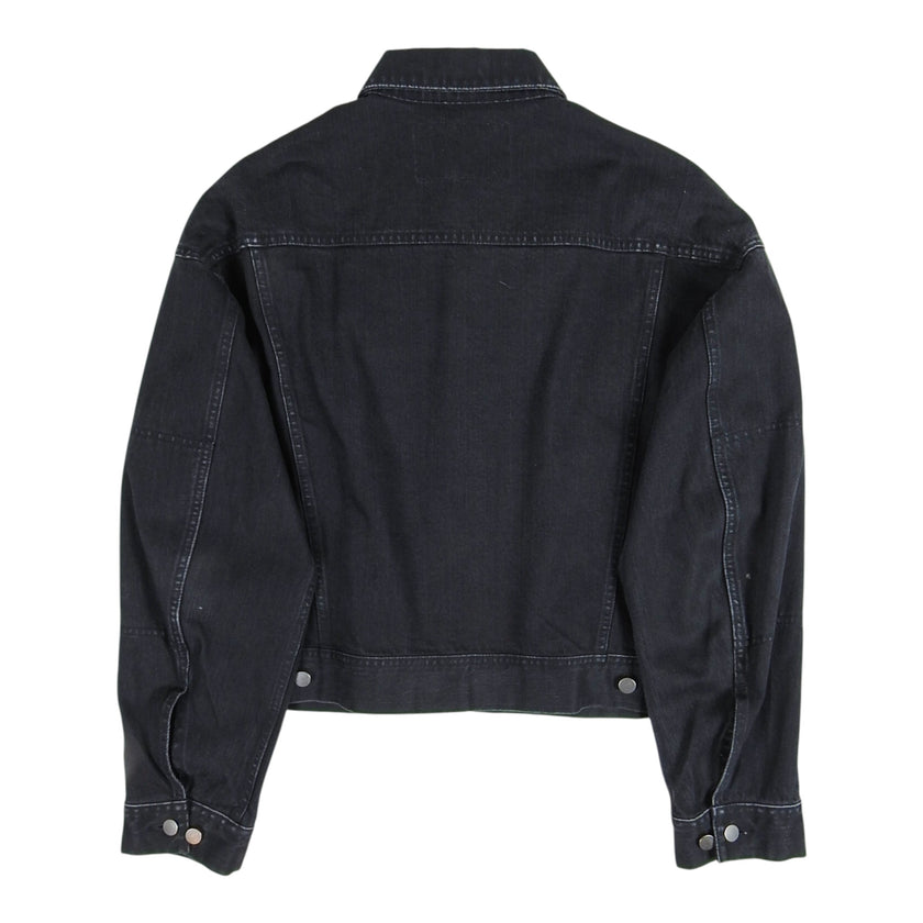 Entire Studios Cropped Denim Jacket Size Small