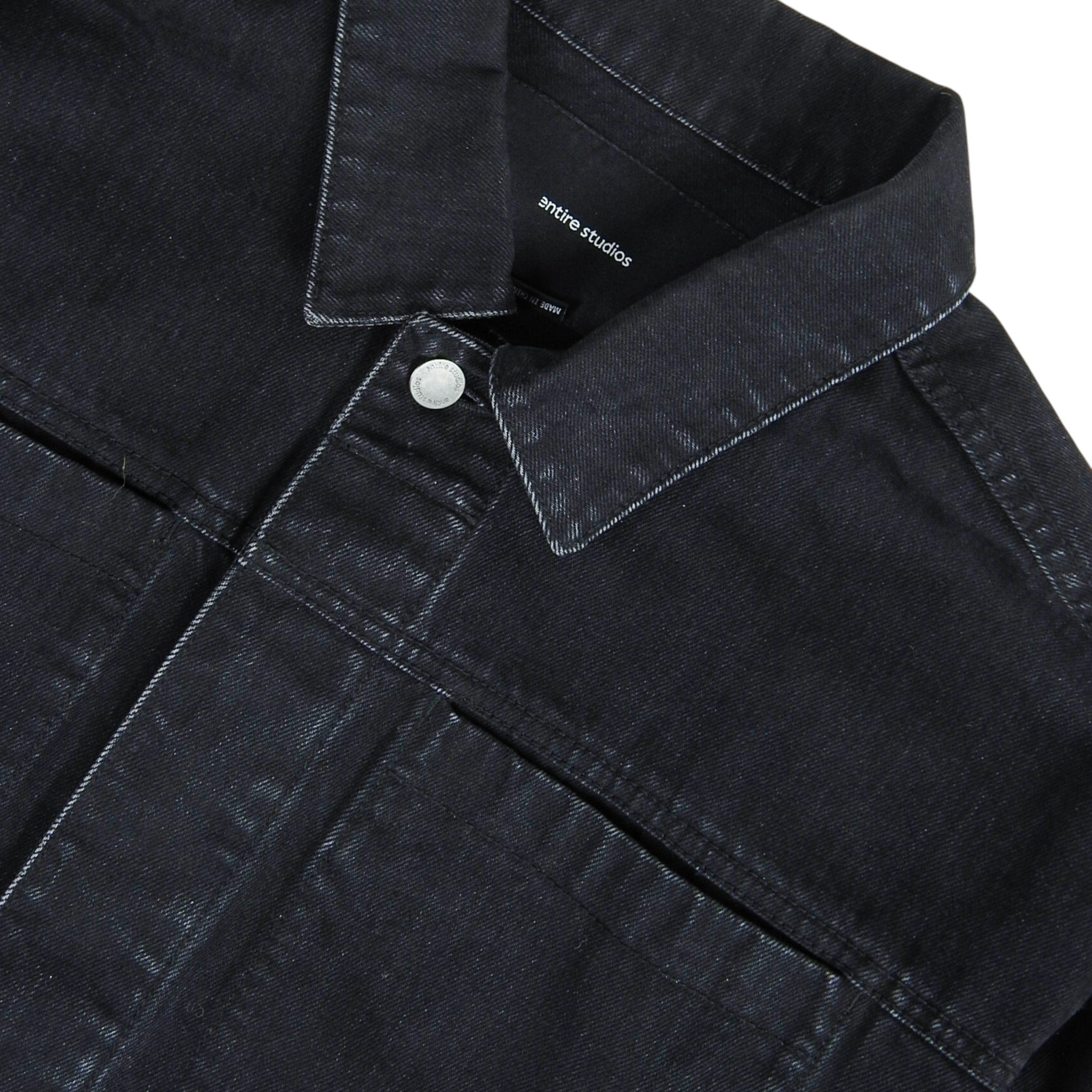 Entire Studios Cropped Denim Jacket Size Small