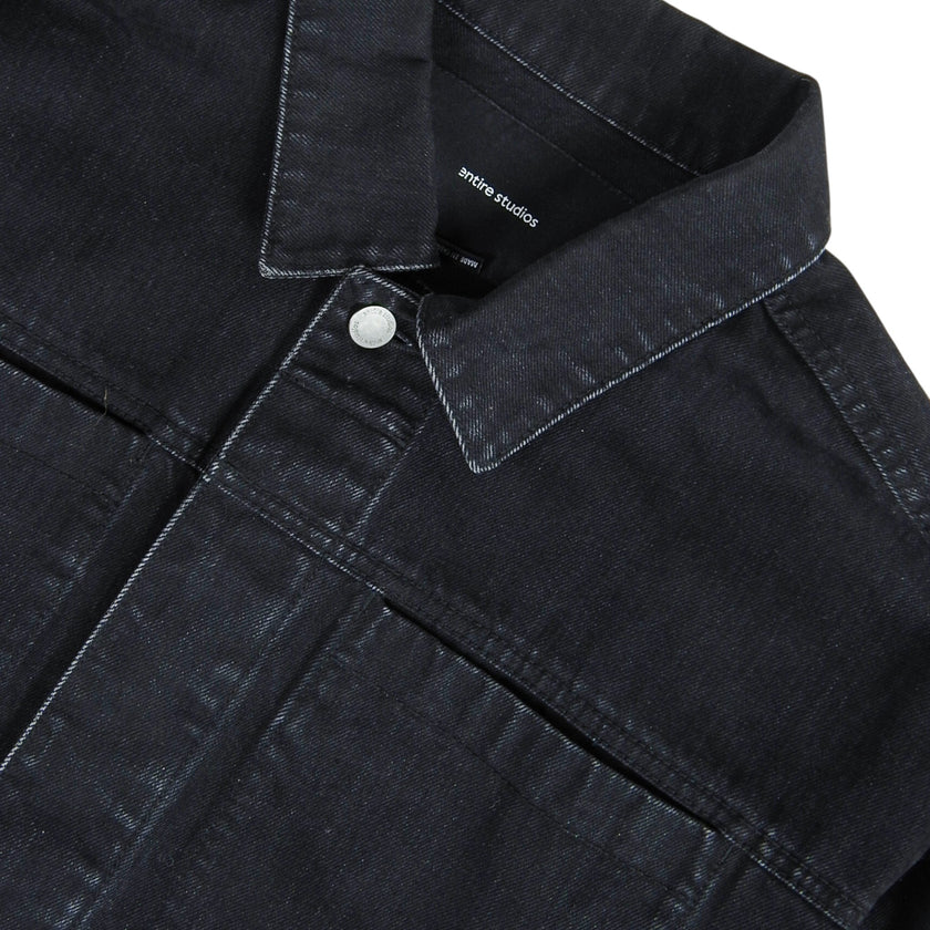 Entire Studios Cropped Denim Jacket Size Small