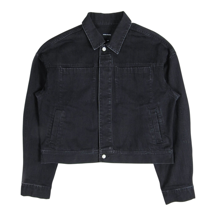 Entire Studios Cropped Denim Jacket Size Small