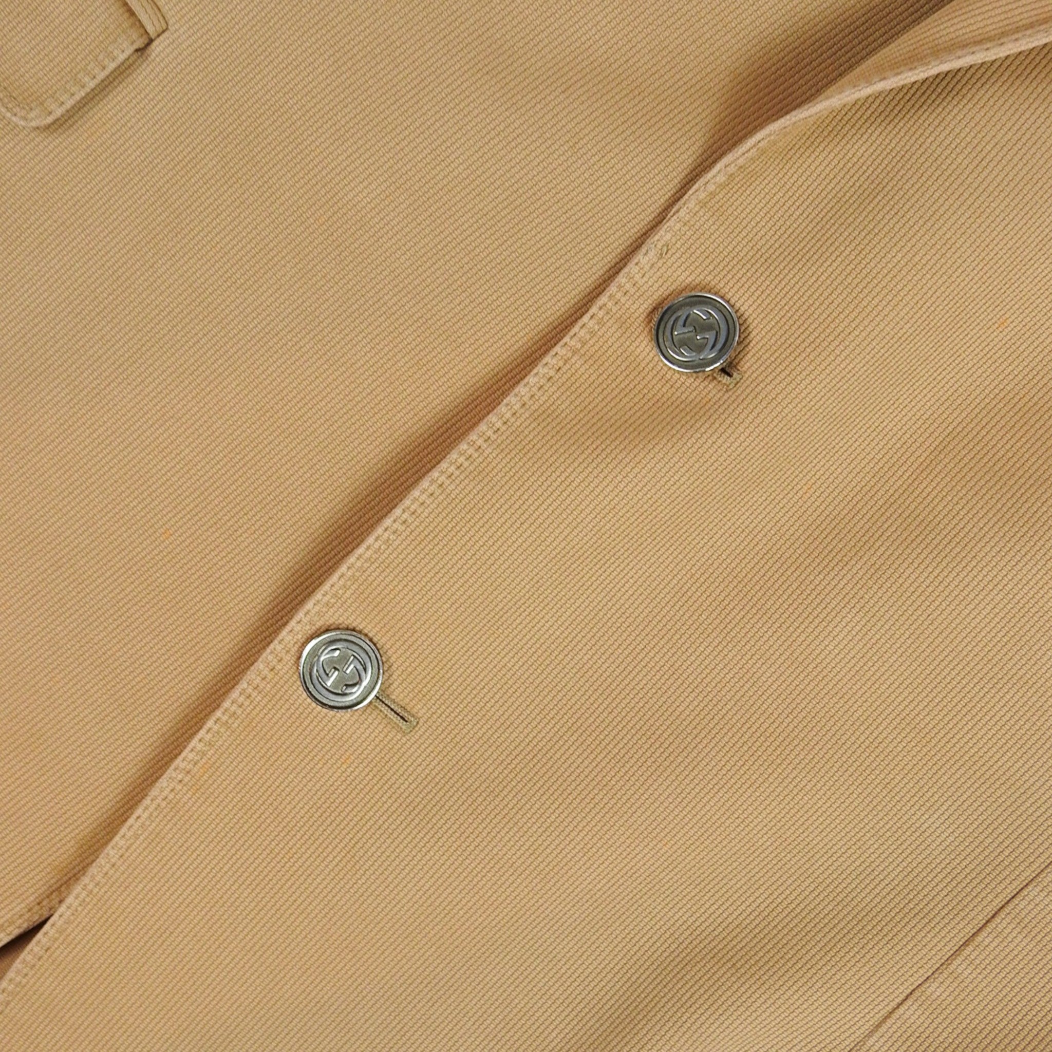 Gucci Beige Blazer Jacket Size 54