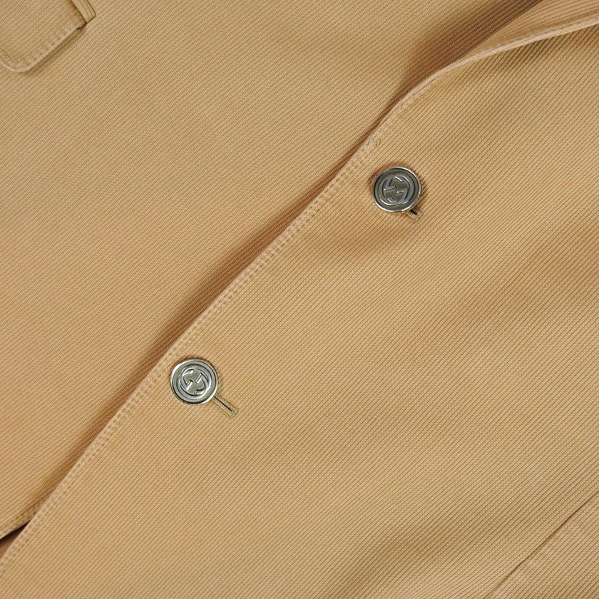 Gucci Beige Blazer Jacket Size 54