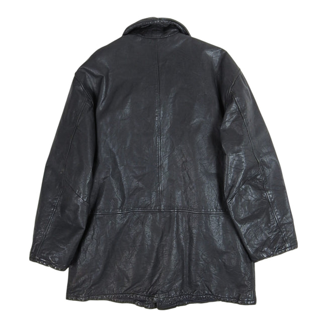 Giorgio Armani Leather Jacket Size 52