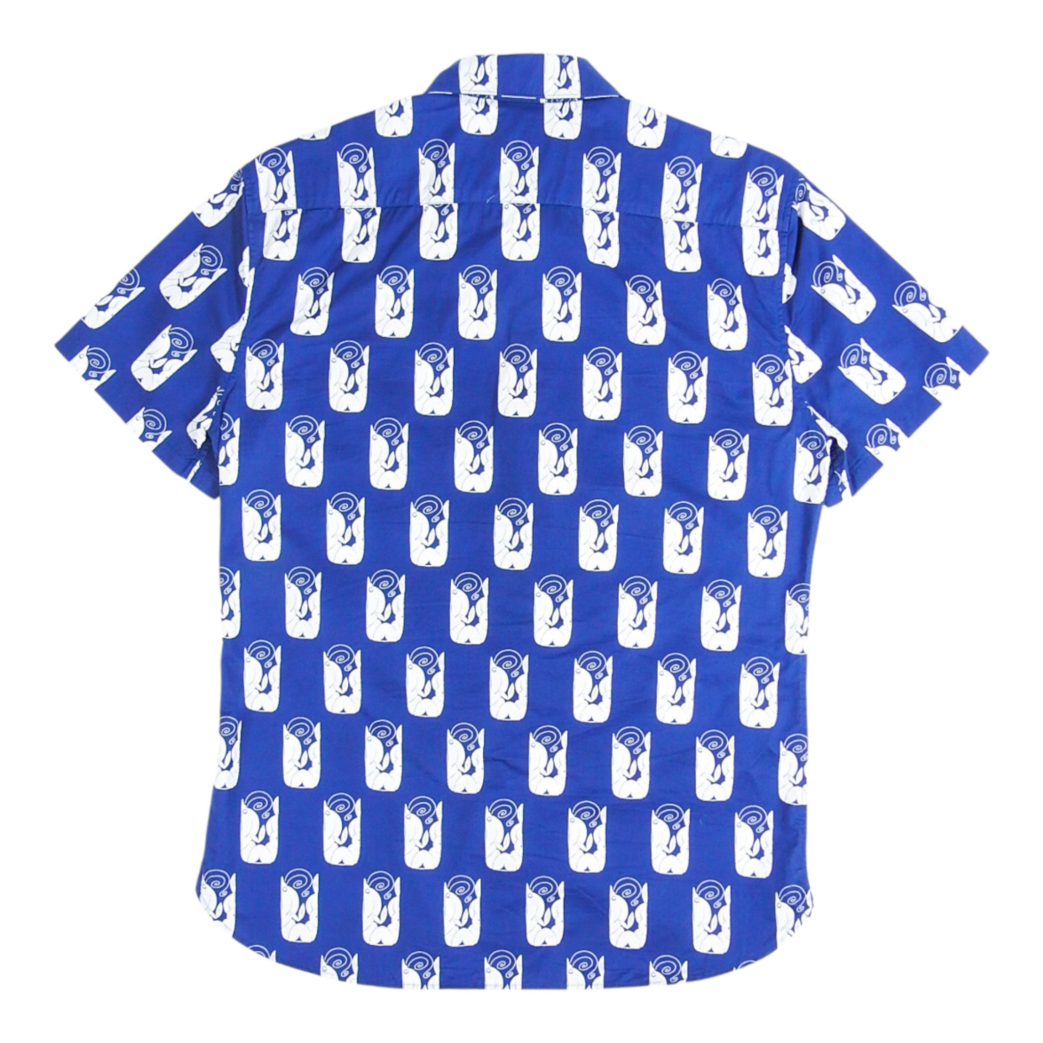 Kenzo SS Block Print Shirt Size Medium