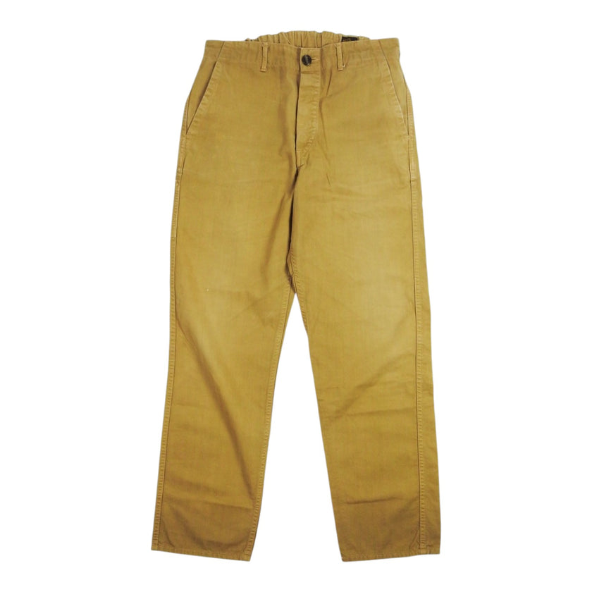Orslow Khaki Striped Cargos Size Medium