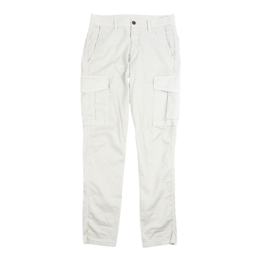 Eleventy Cream Stripe Cargos Size 30