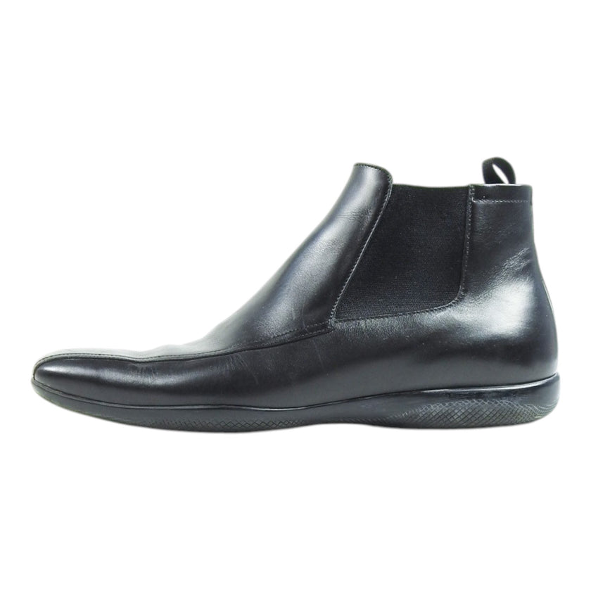 Prada Leather Chealsea Boots Size 8