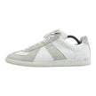 Maison Margiela White/Grey Leather GAT Sneakers Size 43