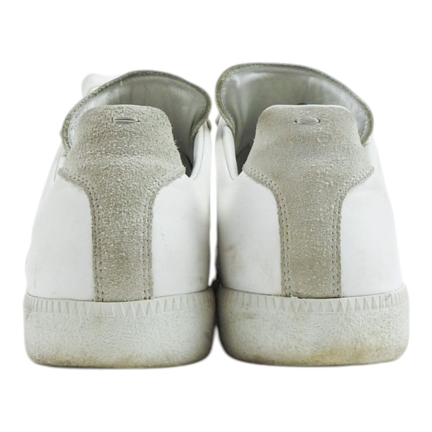Maison Margiela White/Grey Leather GAT Sneakers Size 43