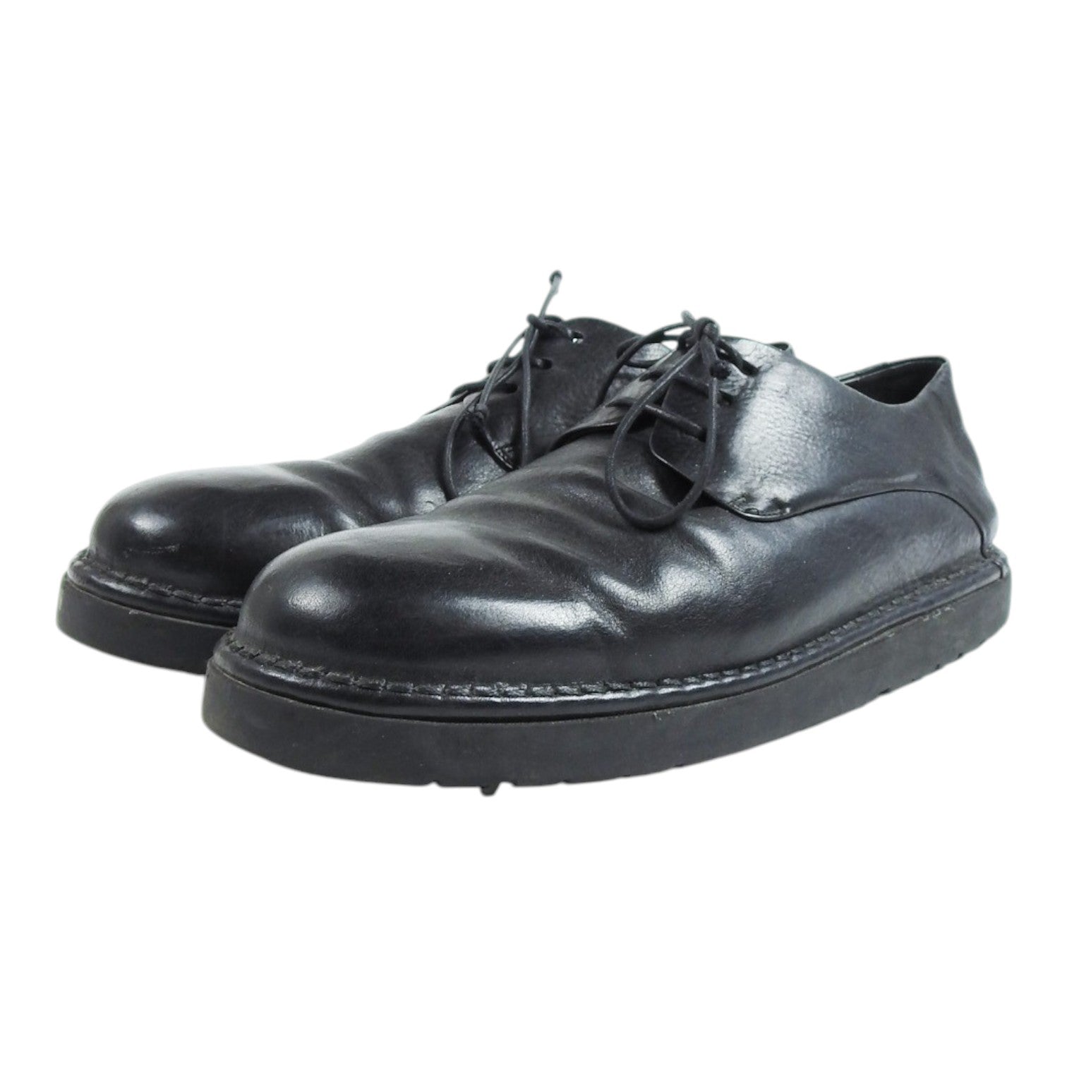 Marsell Padded Leather Derbies Size 45