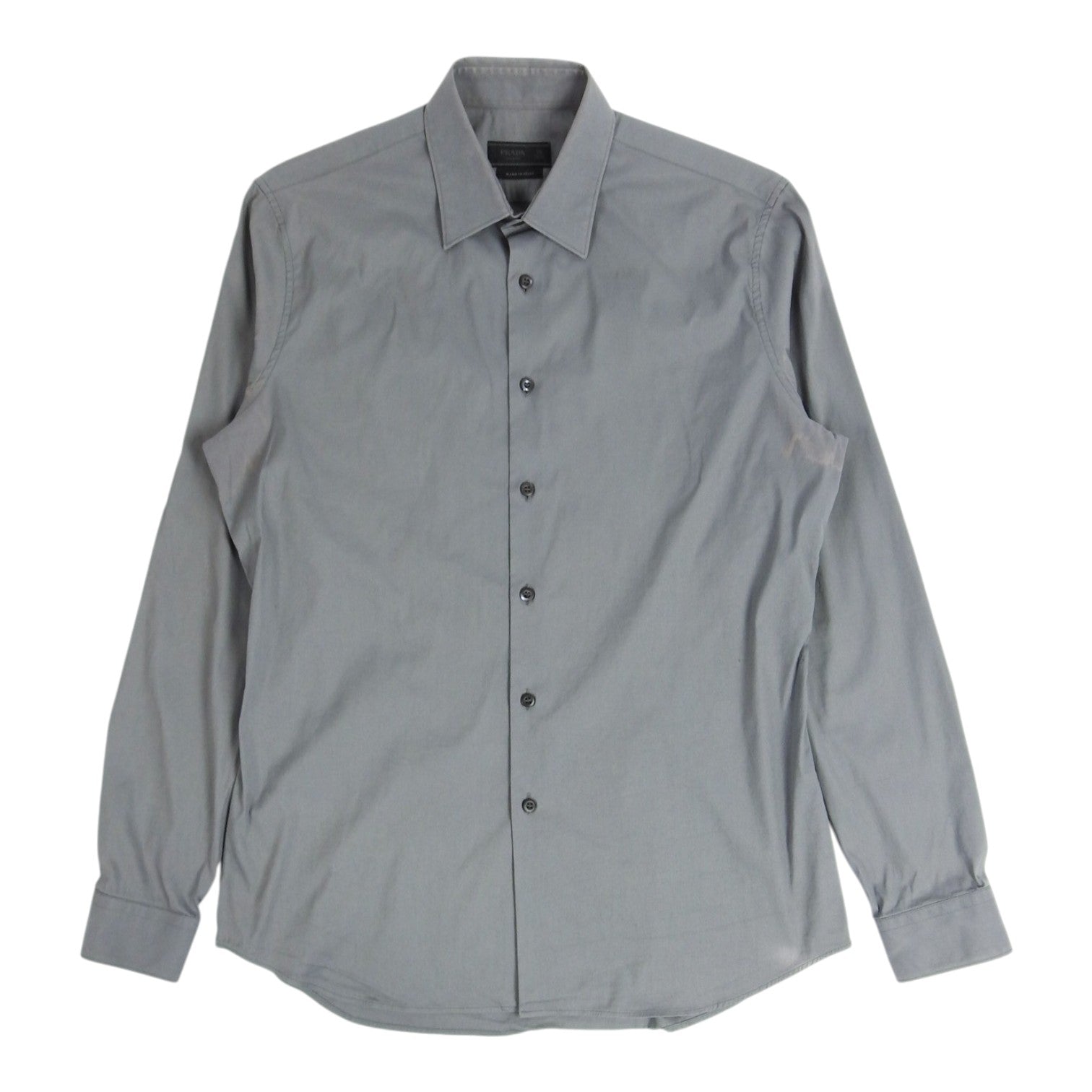 Prada Grey LS Shirt Size 39