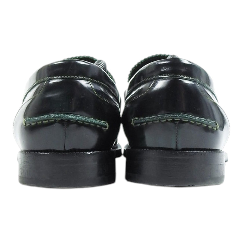 Burberry Dark Green Fringe Loafers Size 45.5