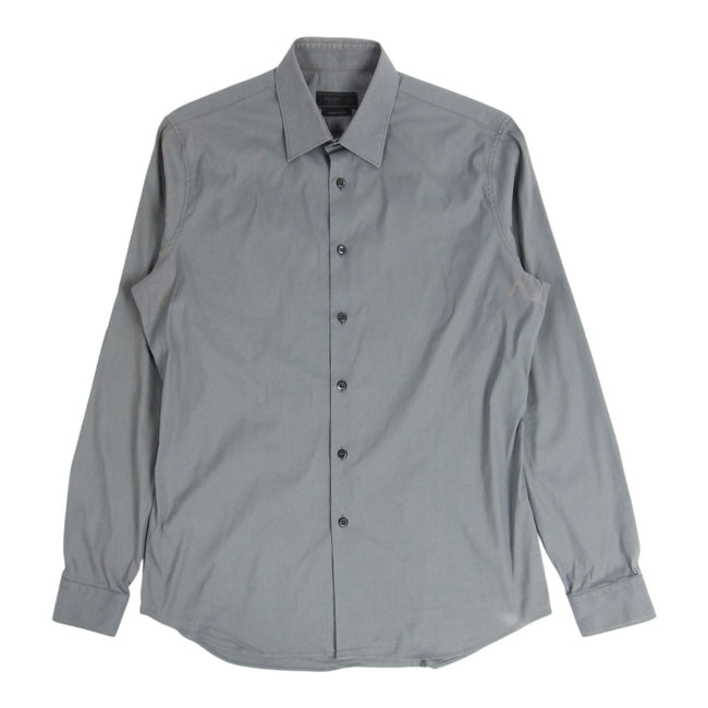 Prada Grey LS Shirt Size 39