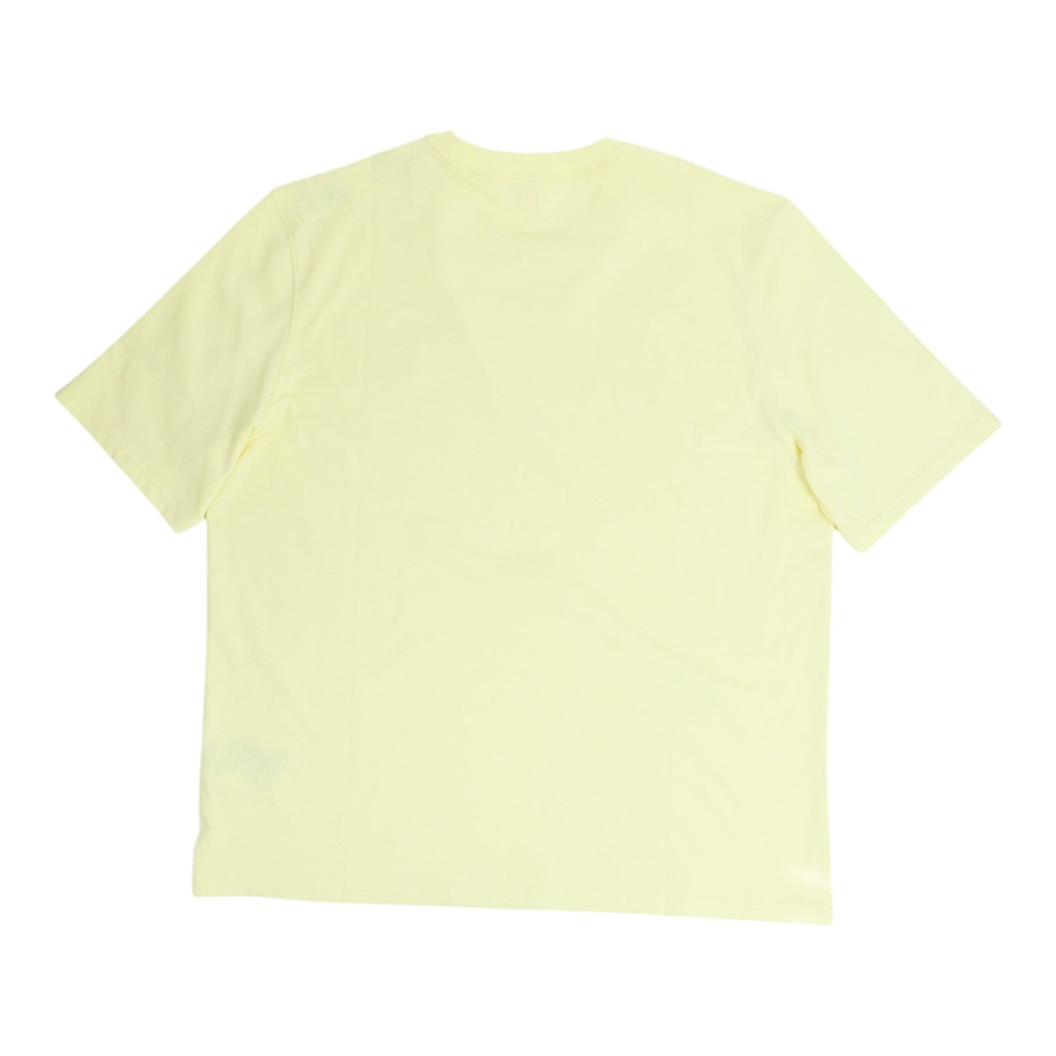 AMI Paris Yellow Logo SS T-Shirt Size 3XL