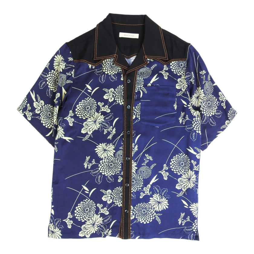 Wales Bonner Volta Jazz Viscose Floral SS Shirt Size 46