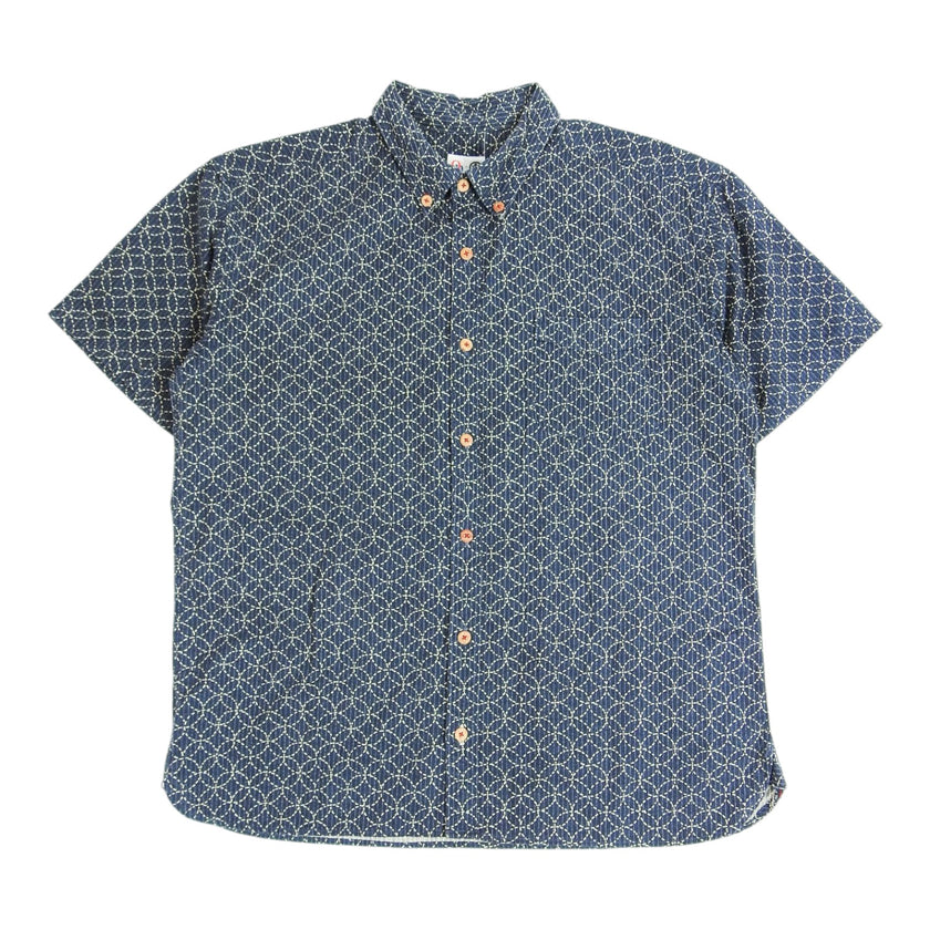 Momotaro Jeans x OD Embroidered SS Shirt Size 16