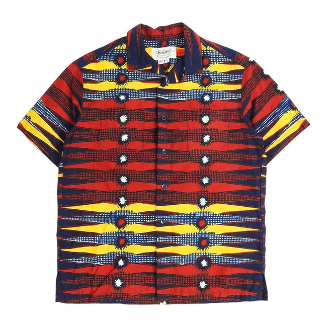 Monitaly Patterned SS Shirt Size Large