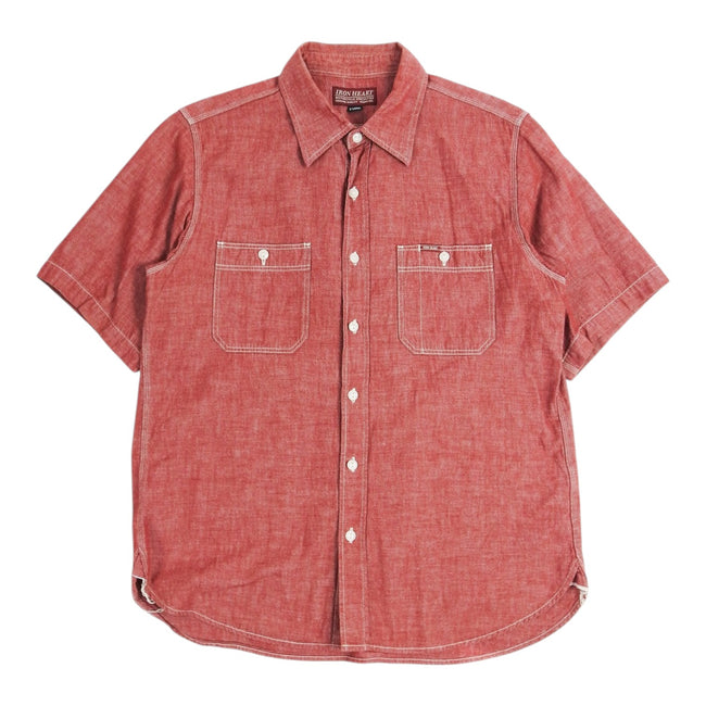 Iron Heart Red SS Shirt Size XL