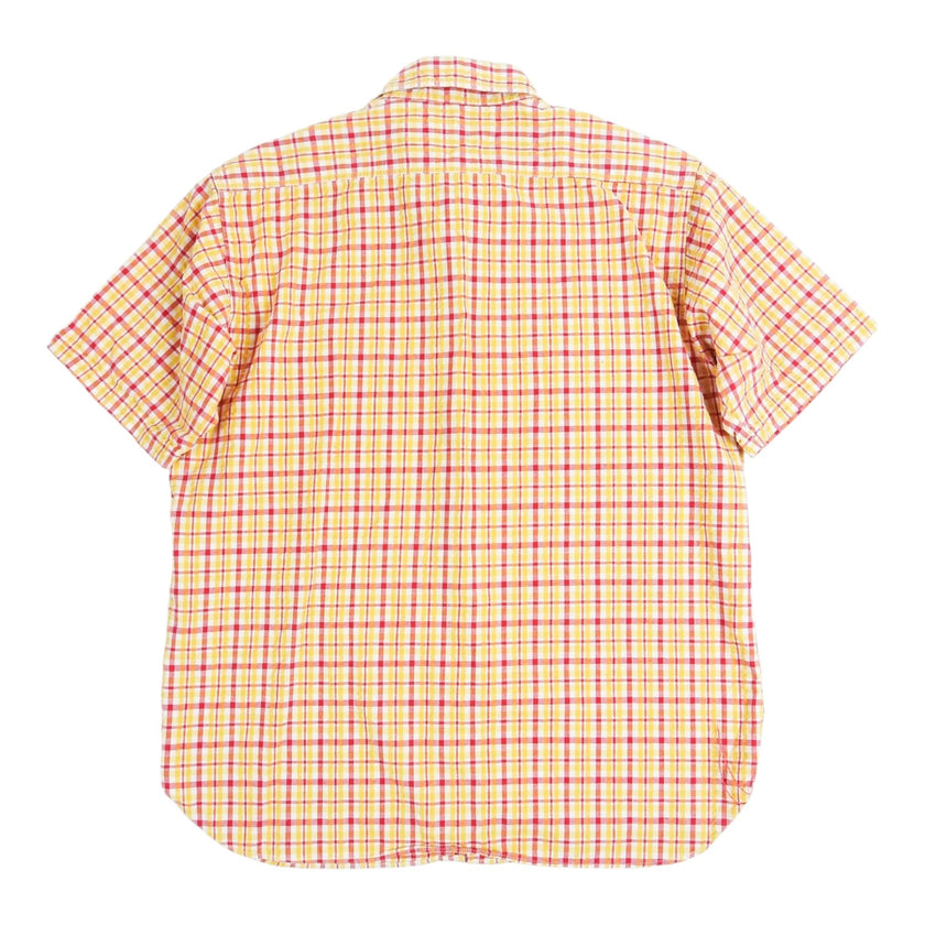 Sugar Cane Red/Yellow Check SS Shirt Size Large