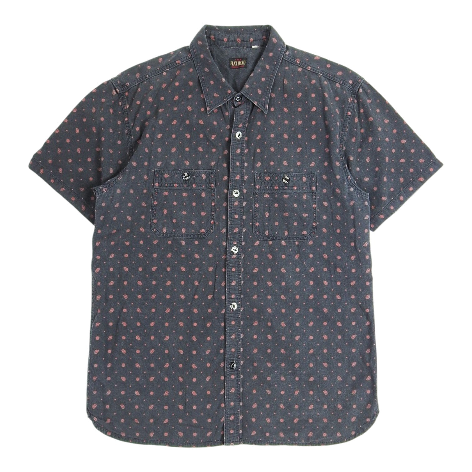 Flathead Paisley SS Shirt Size 46