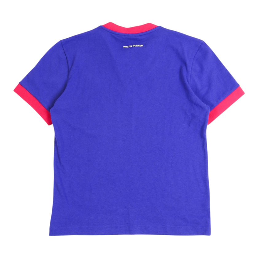 Adidas x Wales Bonner Purple V Neck T-Shirt Size Small
