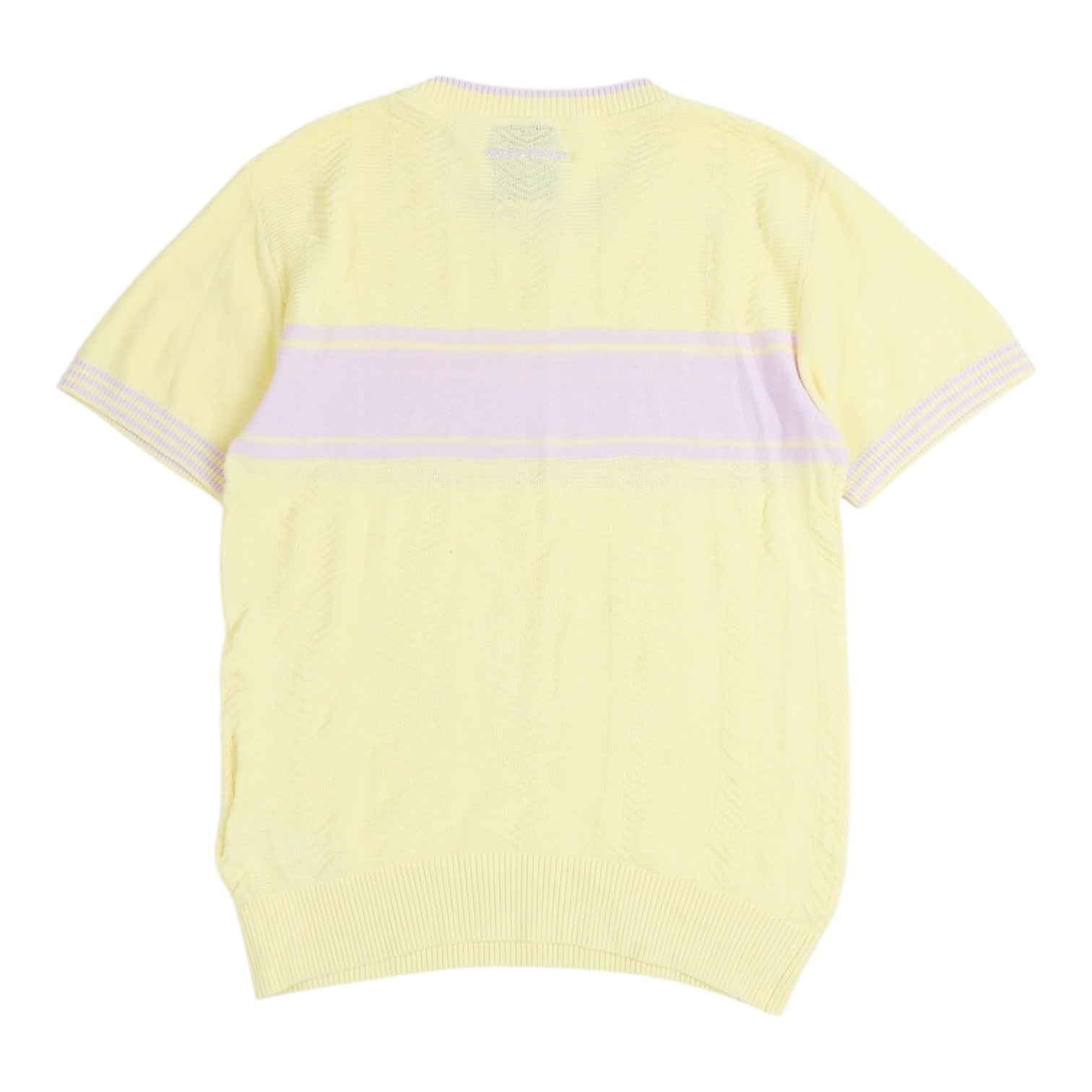 Adidas x Wales Bonner Yellow Knit SS Shirt Size Small