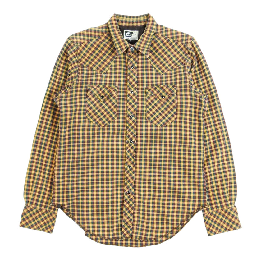 Engineered Garments Snap Check Overshirt Size Large