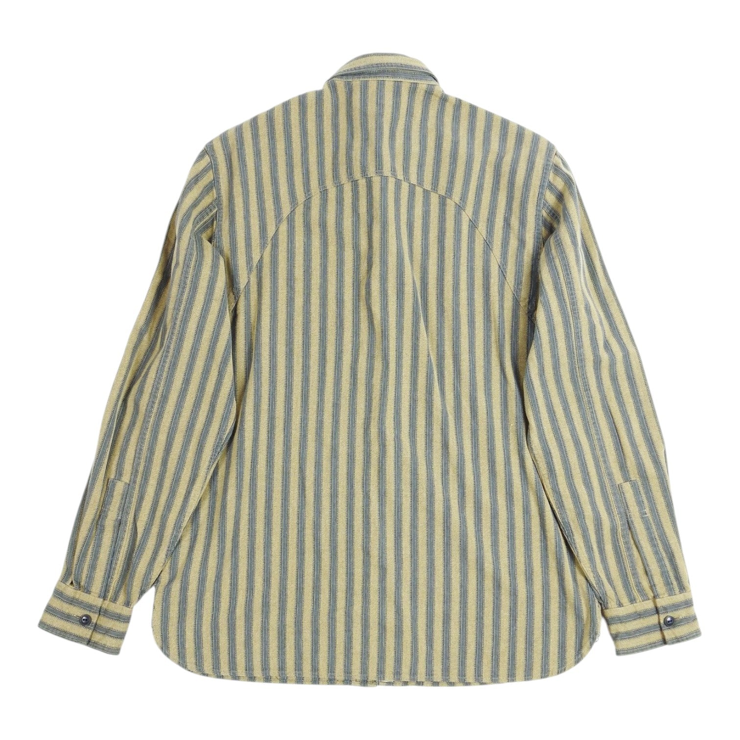 Double RL Striped Flannel Shirt Size Large