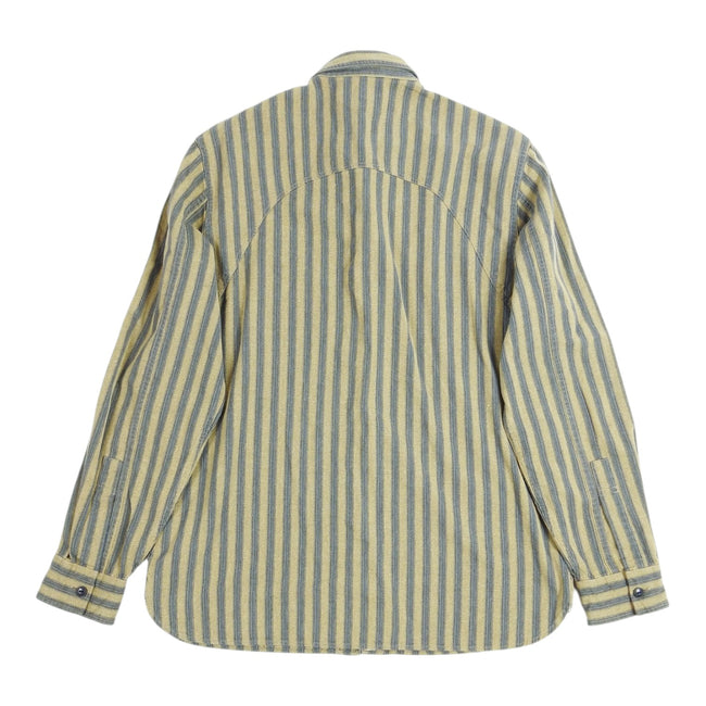 Double RL Striped Flannel Shirt Size Large