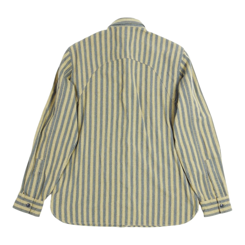 Double RL Striped Flannel Shirt Size Large