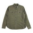 Double RL Grey/Brown LS Shirt Size Large