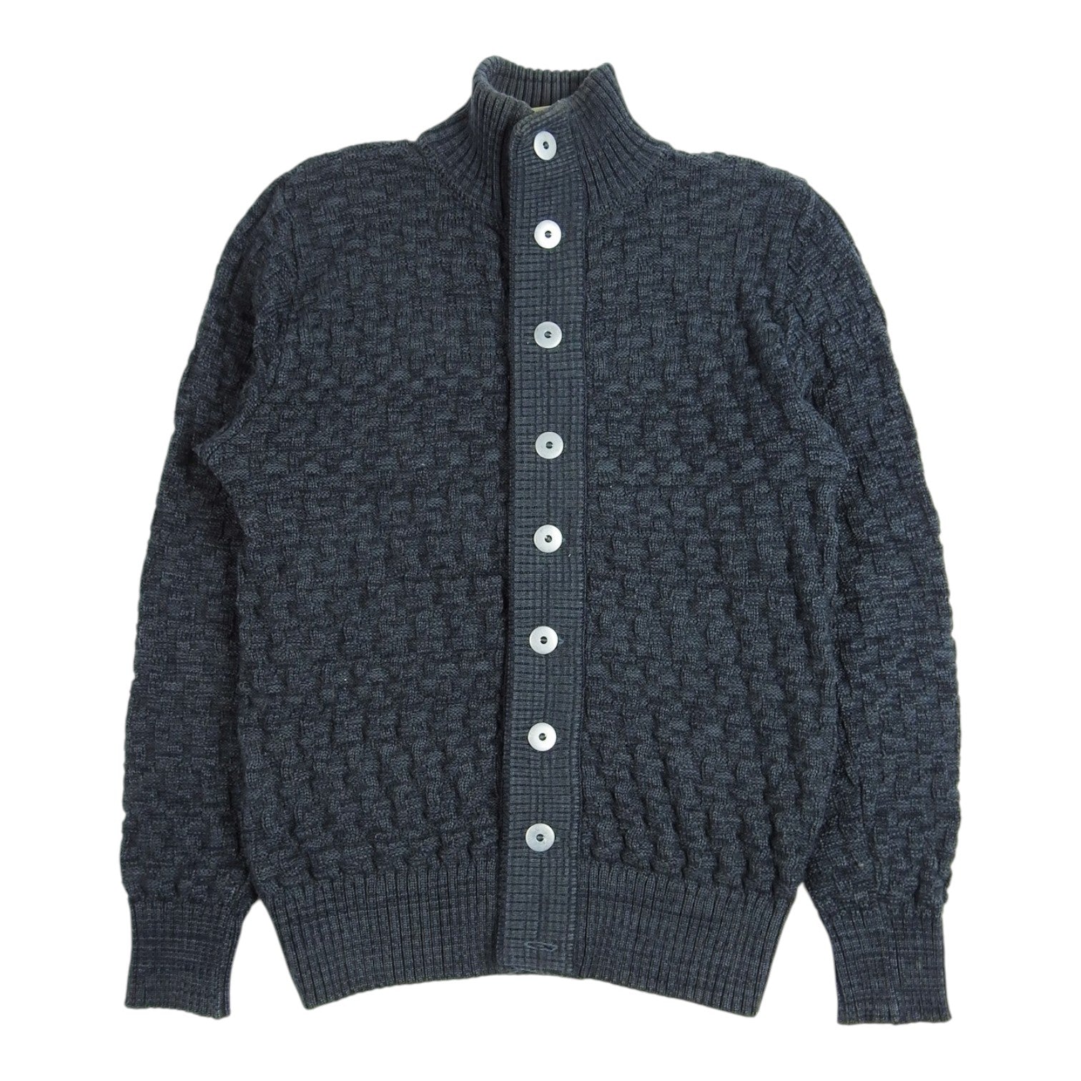 S.N.S. Herring Metal Button Knit Sweater Size Large