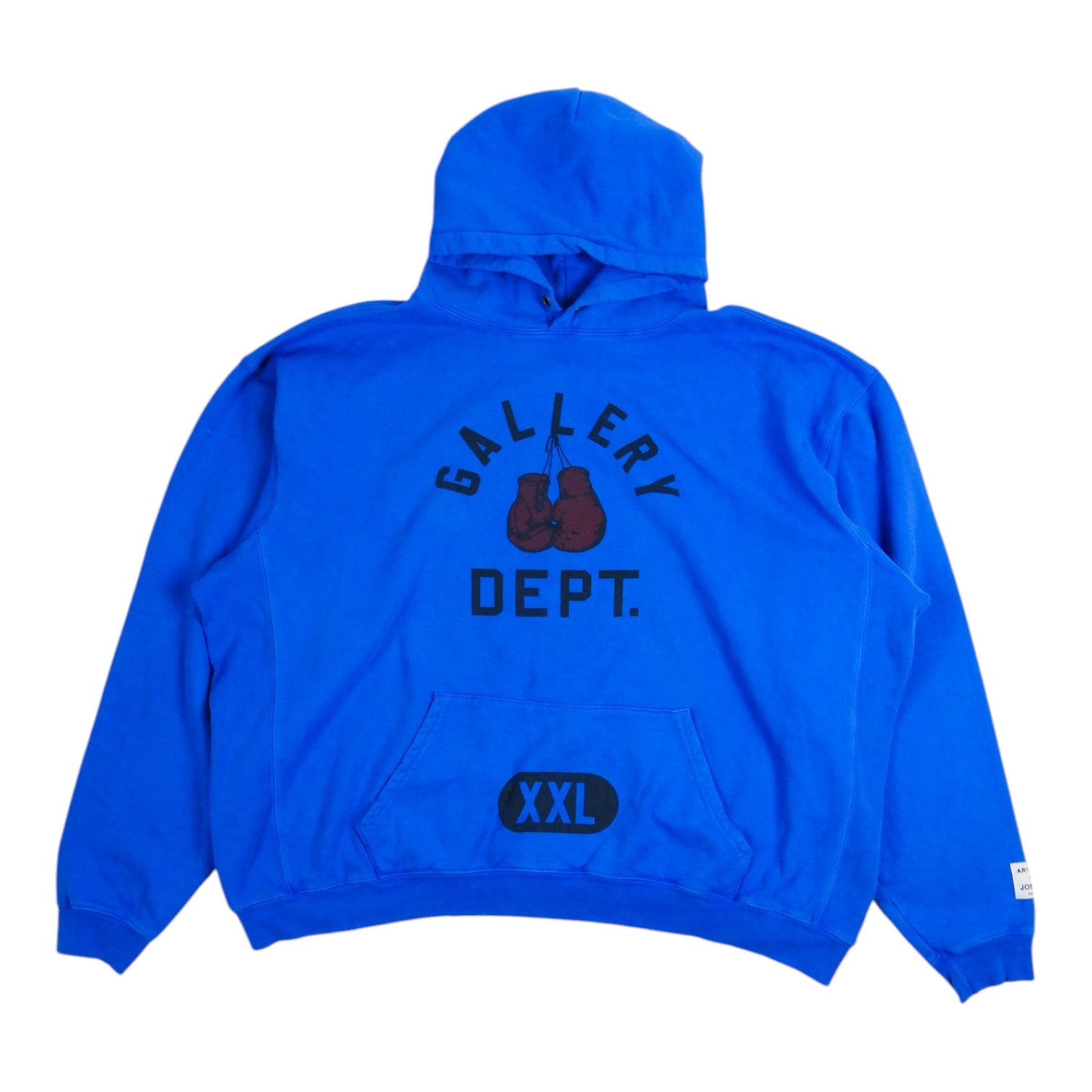 Gallery Dept. Royal Blue Boxing Match Hoodie Size 2XL