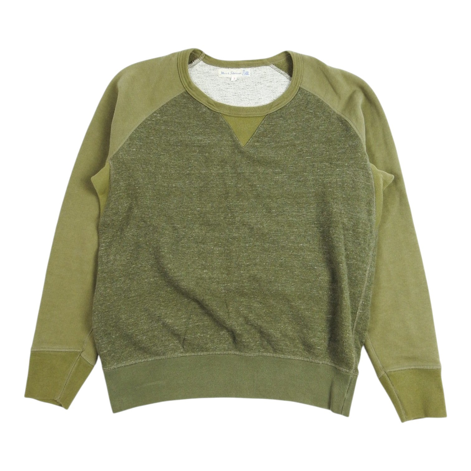 Merz b. Schwanen Green Crewneck Sweatshirt Size 7