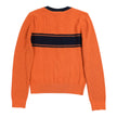 Adidas x Wales Bonner Orange/Blue V Neck Sweater Size Small