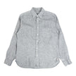Beams Grey Linen Shirt Size Large