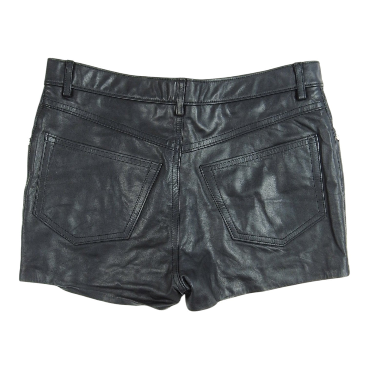 Northbound Leather Button Up Leather Shorts Size 36