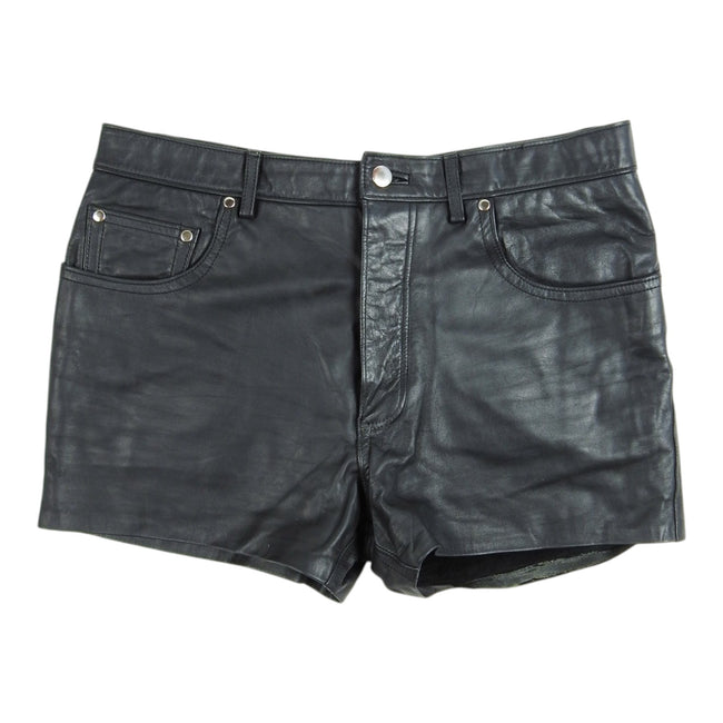 Northbound Leather Button Up Leather Shorts Size 36