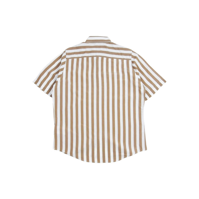 AMI Brown/White SS Shirt Size 37