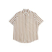 AMI Brown/White SS Shirt Size 37