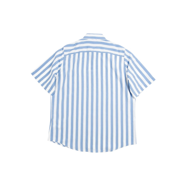 AMI Blue Striped SS Shirt Size 37
