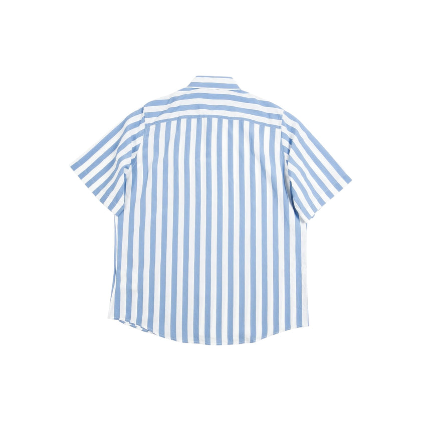 AMI Blue Striped SS Shirt Size 37