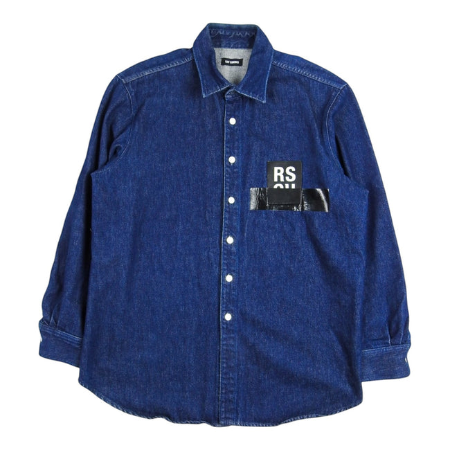 Raf Simons Carry Over Denim Shirt Size Large