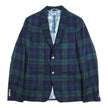 Gucci Green/Blue Tartain Blazer Size 46