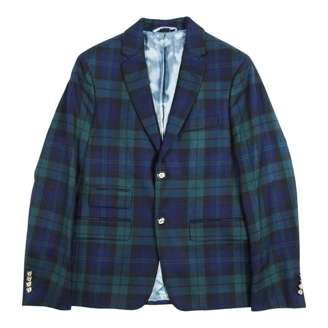 Gucci Green/Blue Tartain Blazer Size 46