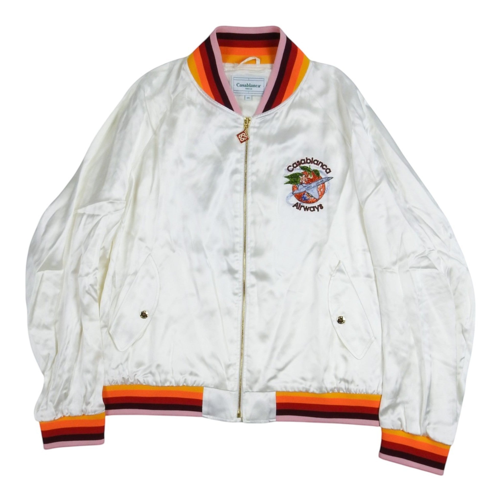 Casablanca Airways Beaded Bomber Size 2XL