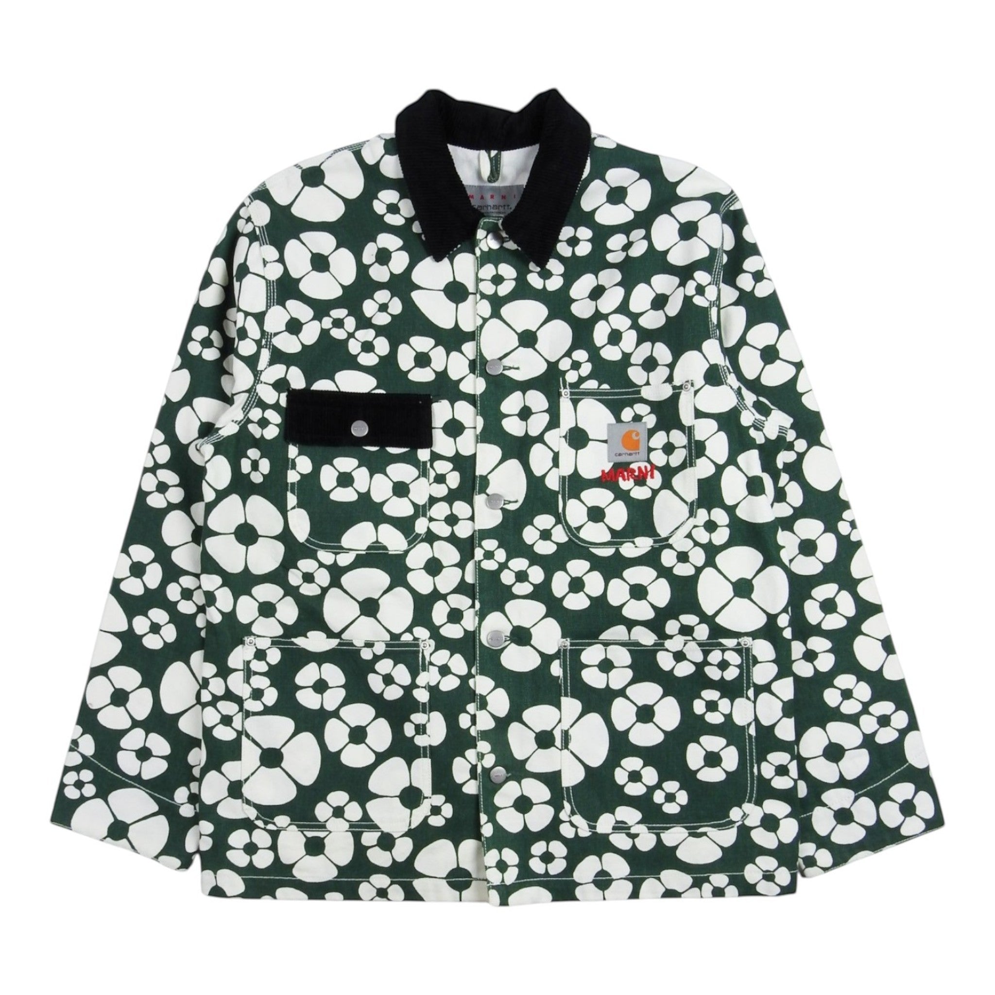 Marni x Carhartt Green Floral Jacket Size Medium