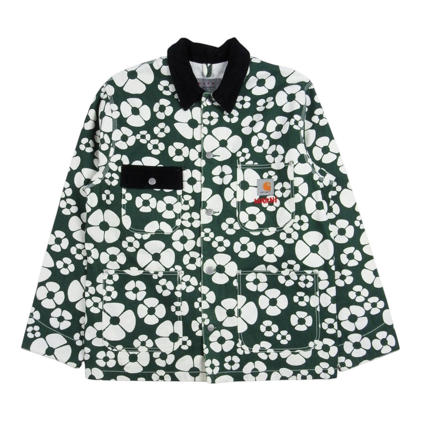 Marni x Carhartt Green Floral Jacket Size Medium
