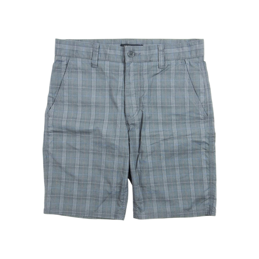 John Varvatos Plaid Grey Shorts Size 32